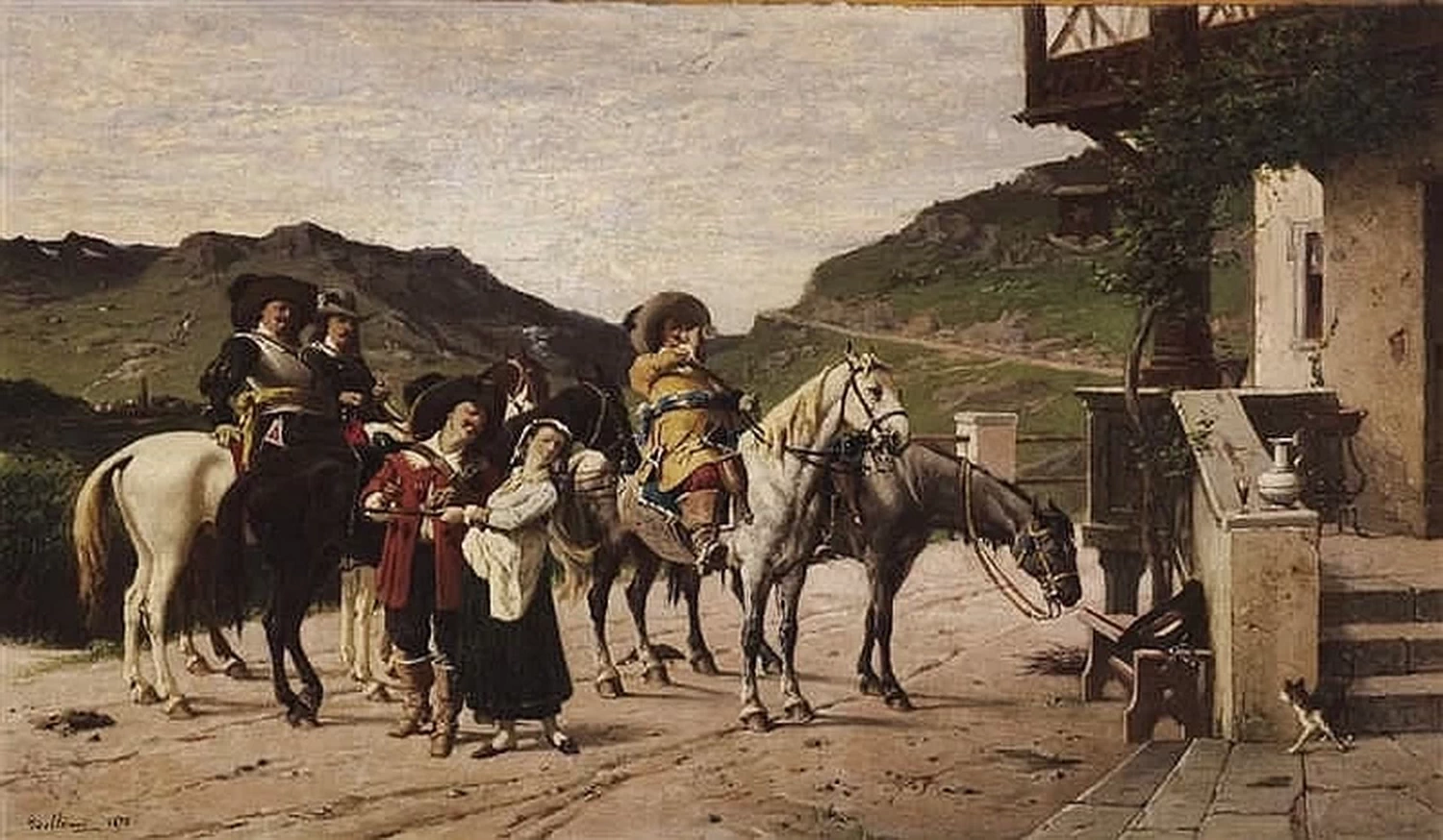 A metà strada (costumi del seicento)